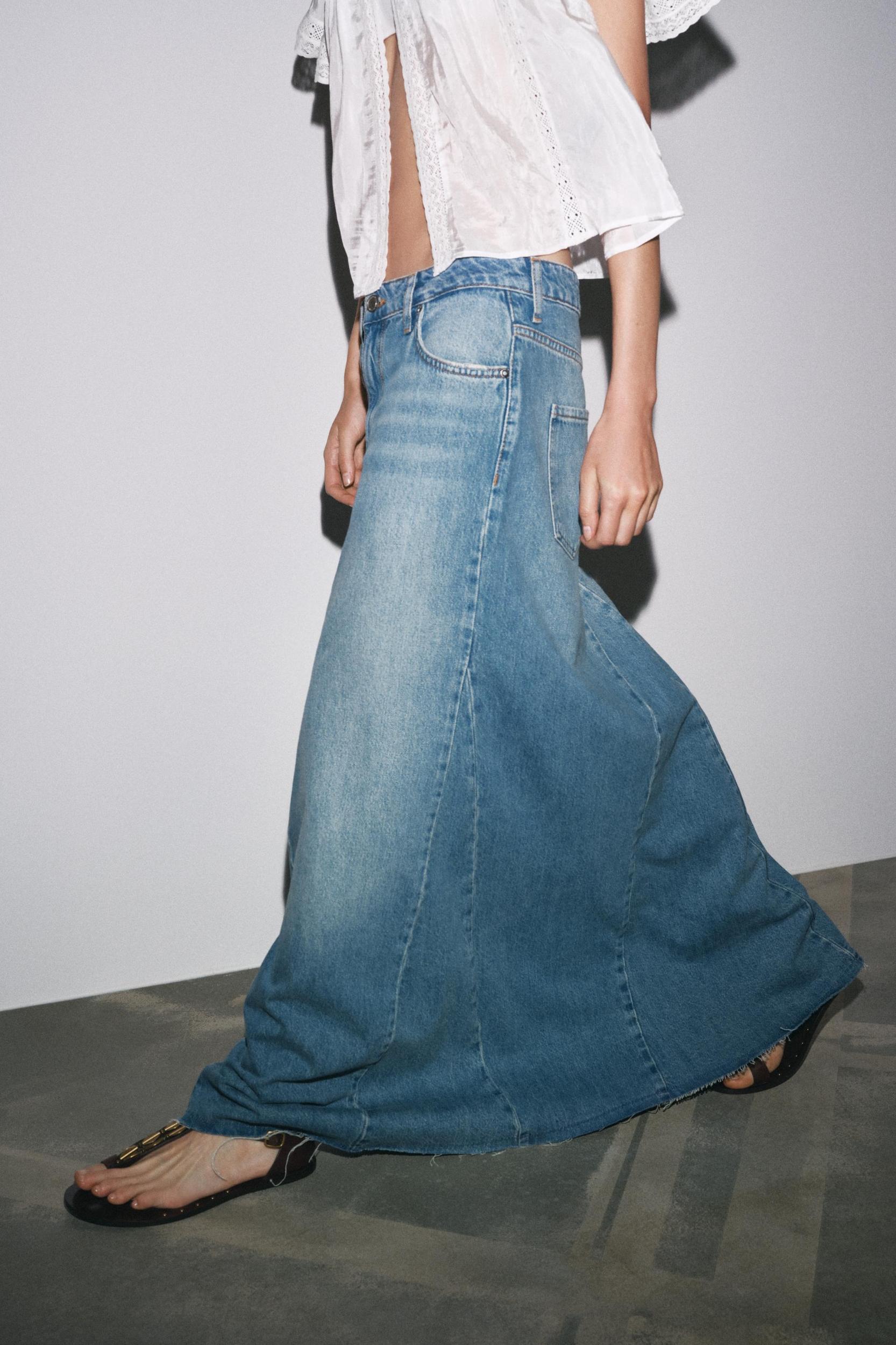 ZW COLLECTION DENIM SKIRT Product Image