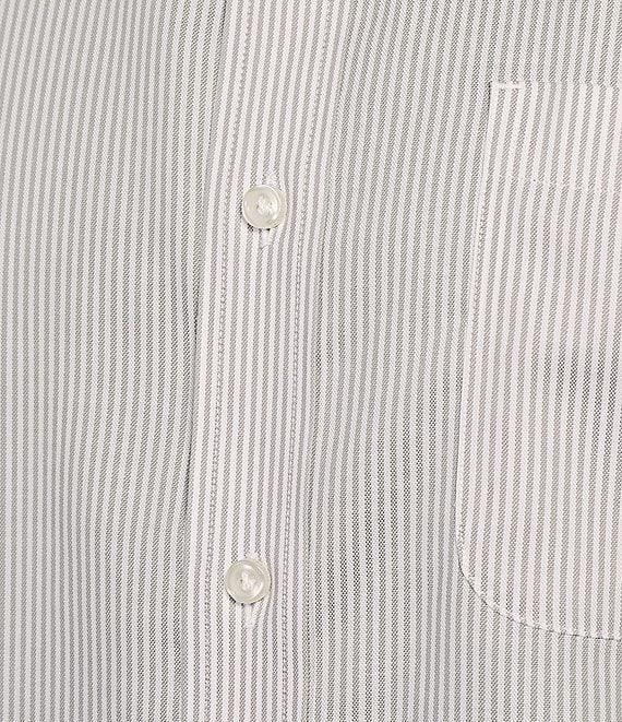 Daniel Cremieux Signature Label Non-Iron Stripe Oxford Long Sleeve Woven Shirt Product Image