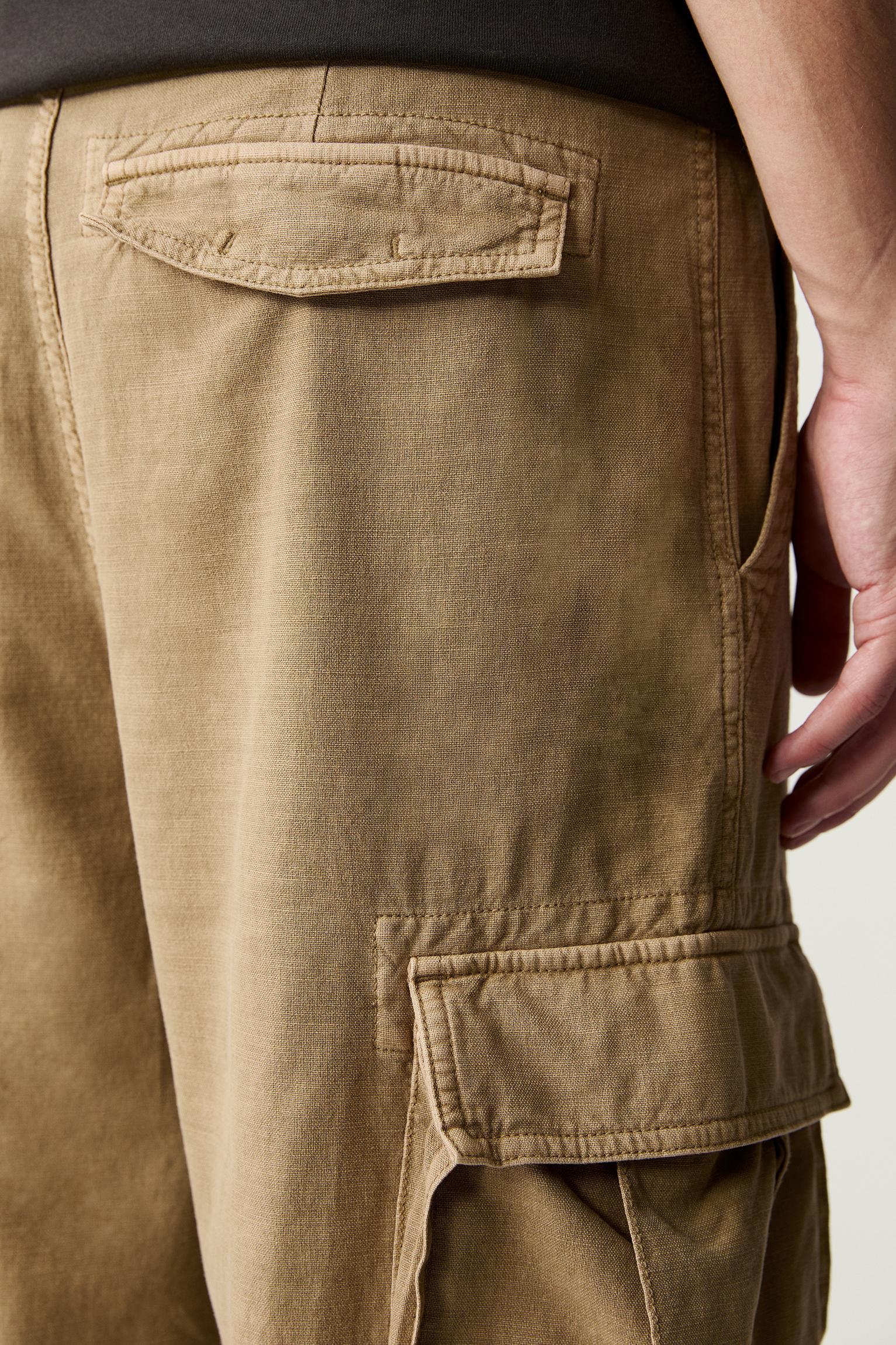 Washed baggy cargo pants Product Image