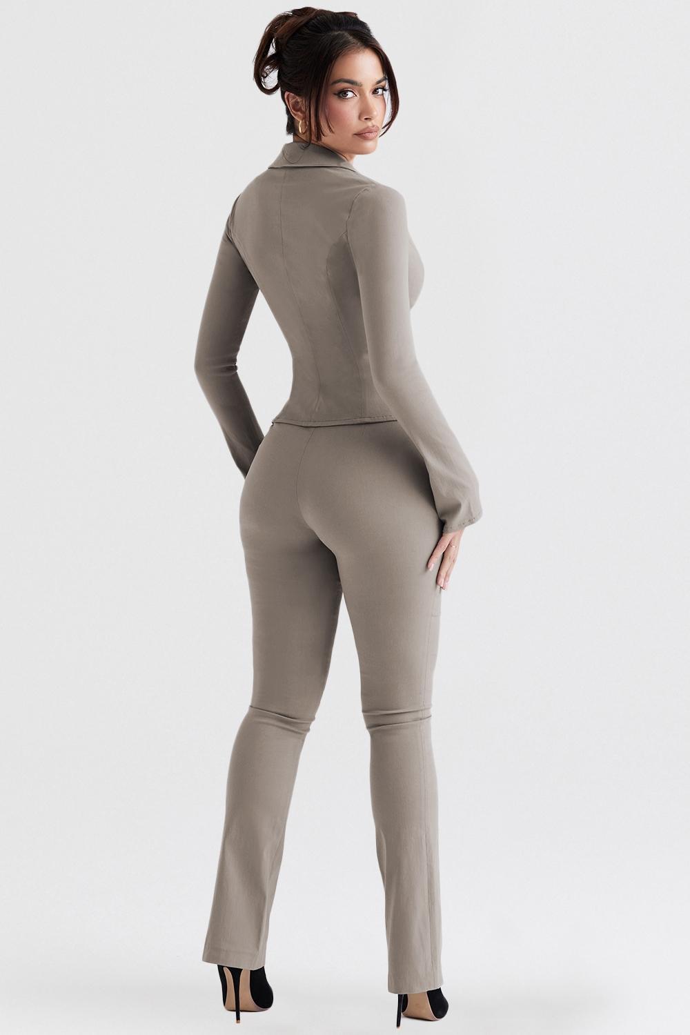 Laurel  smoke high waisted trousers Product Image