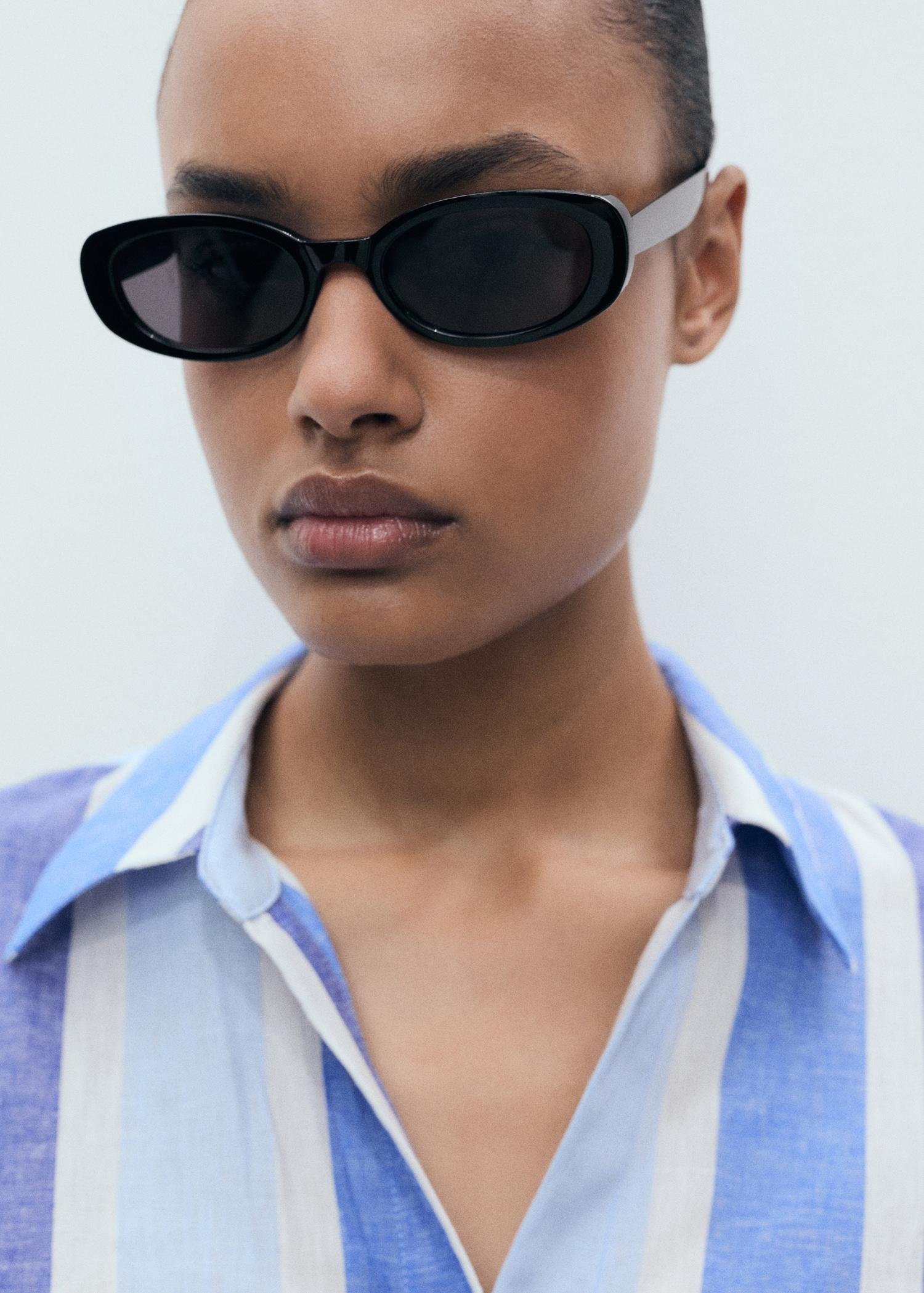 Belted striped shirt dress - Women | MANGO USA Product Image