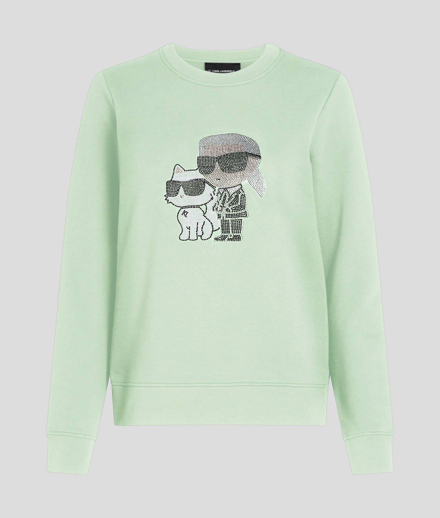 RHINESTONE IKON KARL & CHOUPETTE SWEATSHIRT Product Image