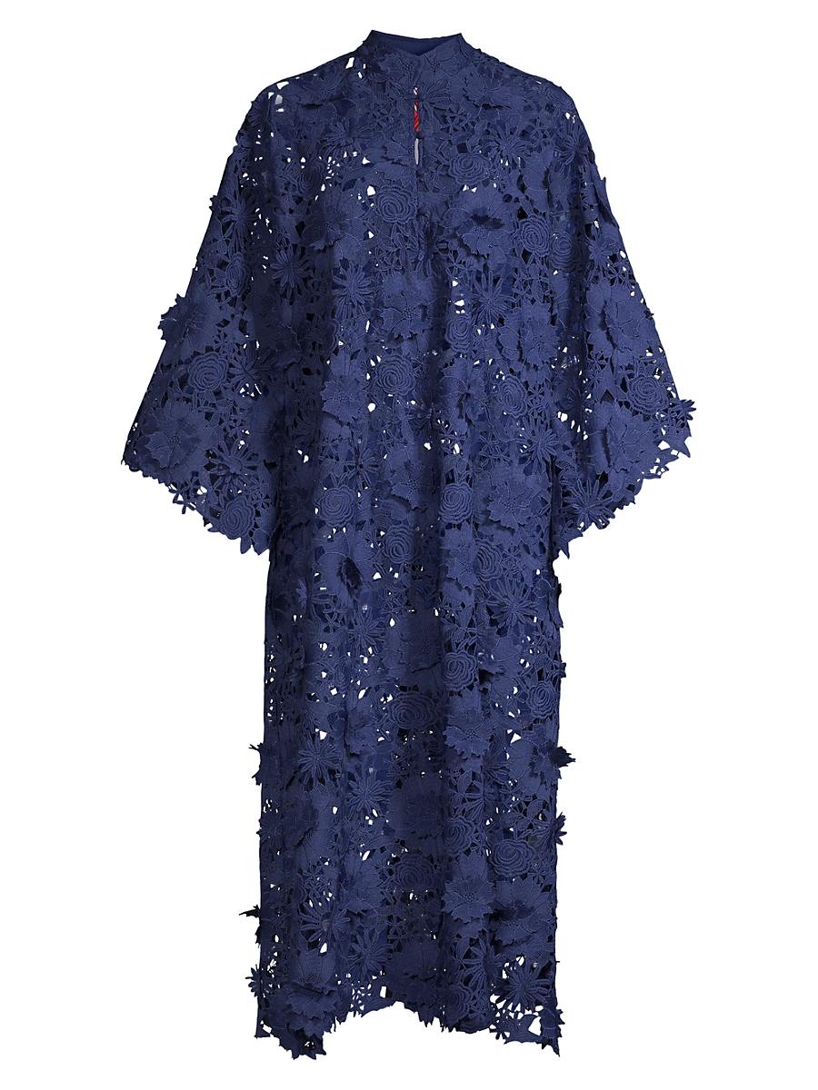 Womens Floral Lace Caftan Product Image