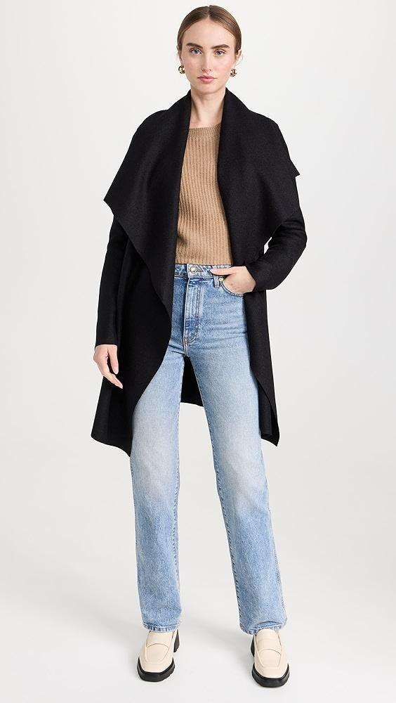 Harris Wharf London Blanket Coat Pressed Wool | Shopbop Product Image