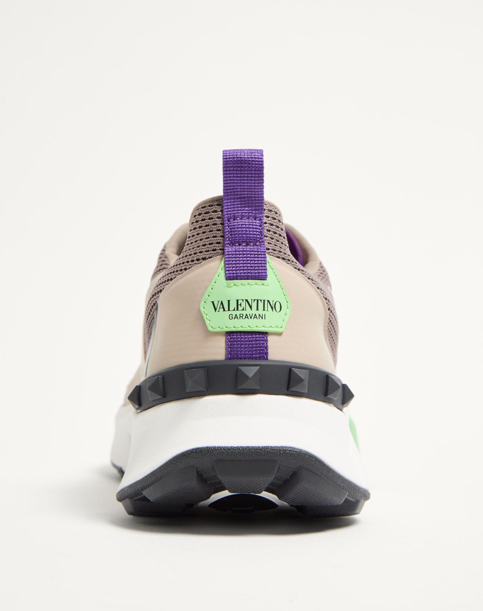 True Act Low Top Sneaker In Mesh And Rubberized Fabric Product Image