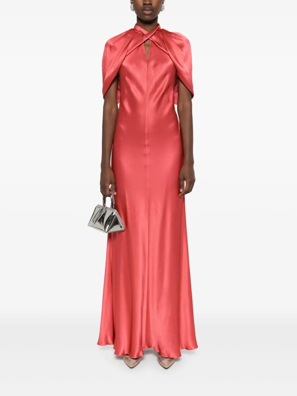 draped maxi dress Product Image