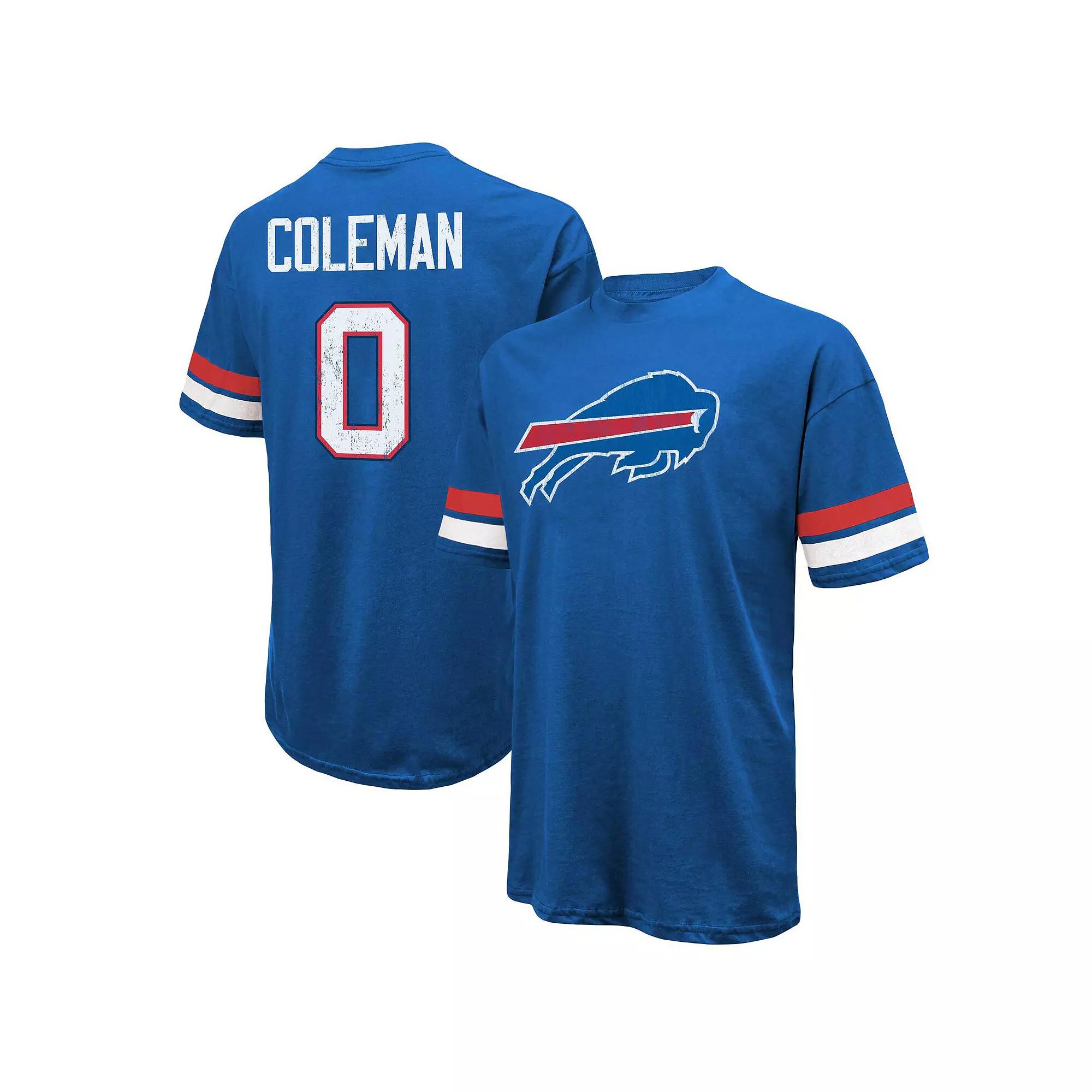 Men's Majestic Threads Keon Coleman Royal Buffalo Bills Name & Number Oversize Fit T-Shirt, Size: XL, Blue Product Image