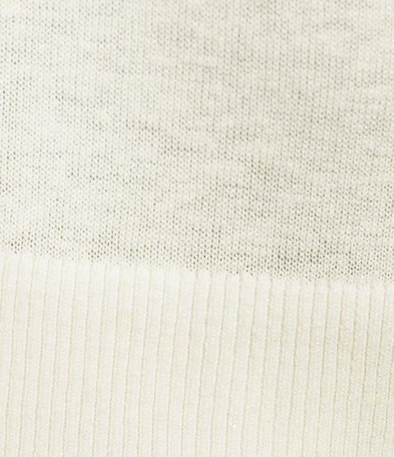 Calvin Klein Sweater Knit Open Front Long Sleeve Cardigan Product Image