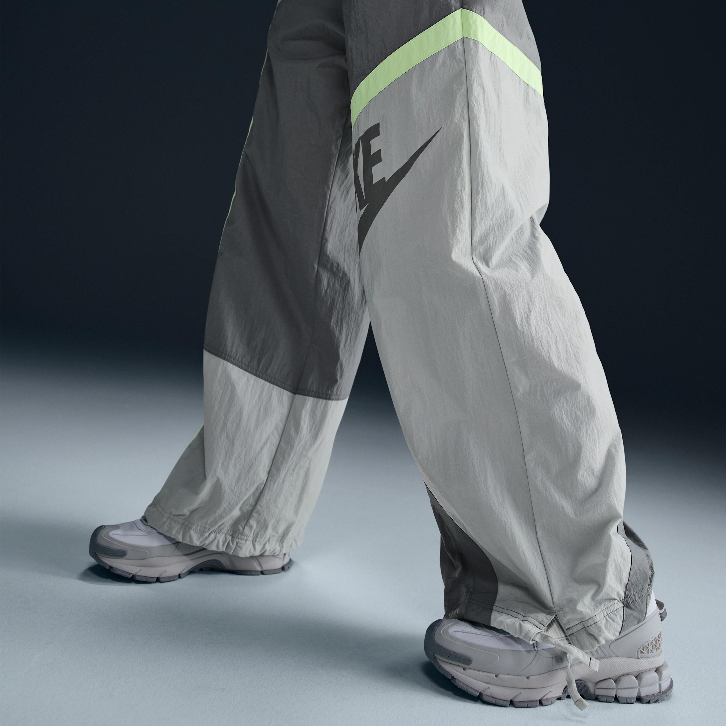 Women's Nike Sportswear Mid-Rise Loose Woven Open-Hem Pants Product Image