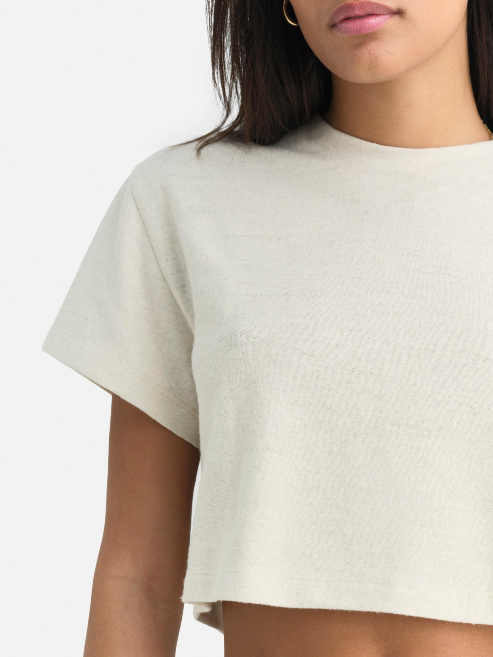 Regenerative Hemp Relaxed Crop Tee Female Product Image
