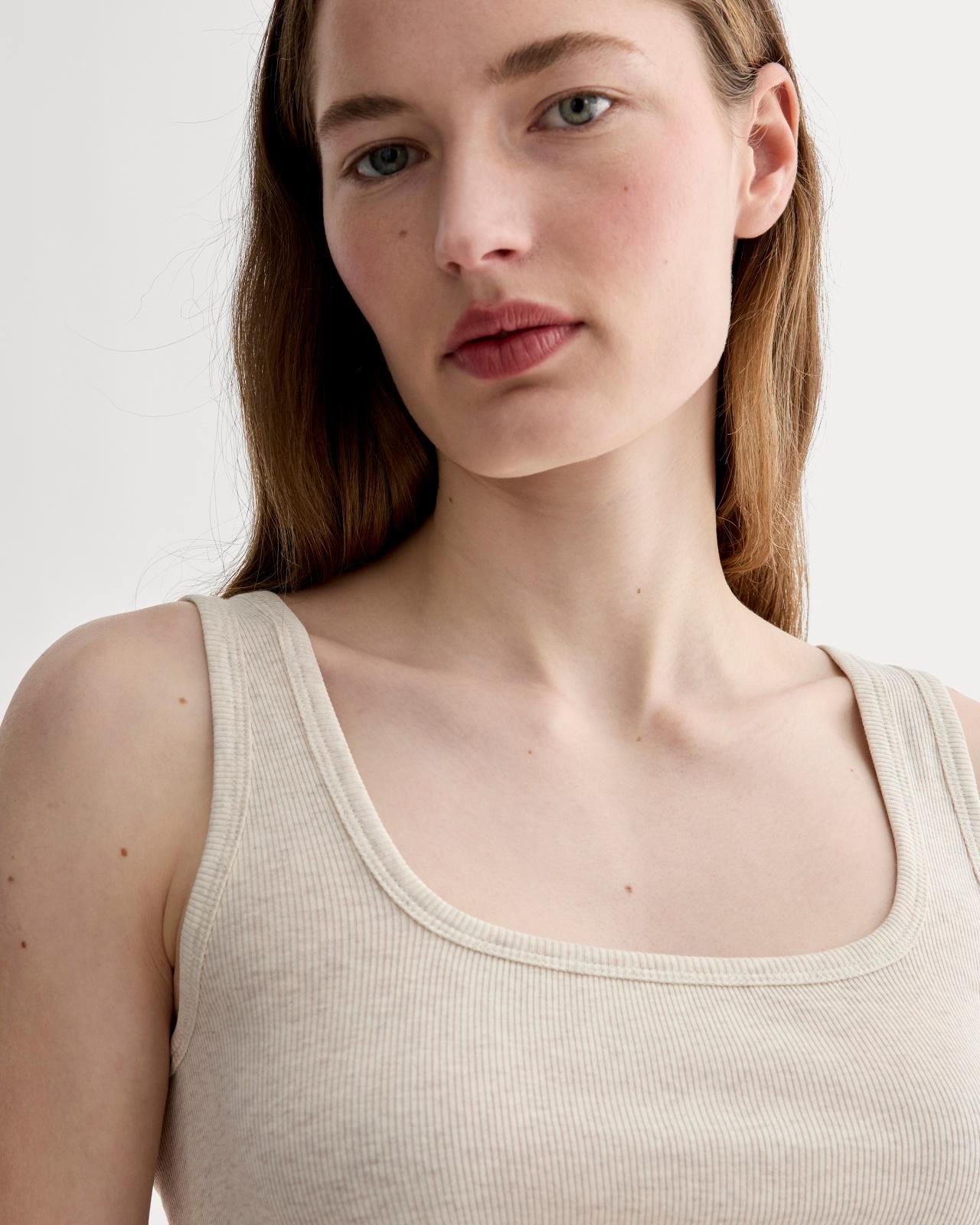 Womens Luxe RibSquare-Neck Tank by Everlane Product Image