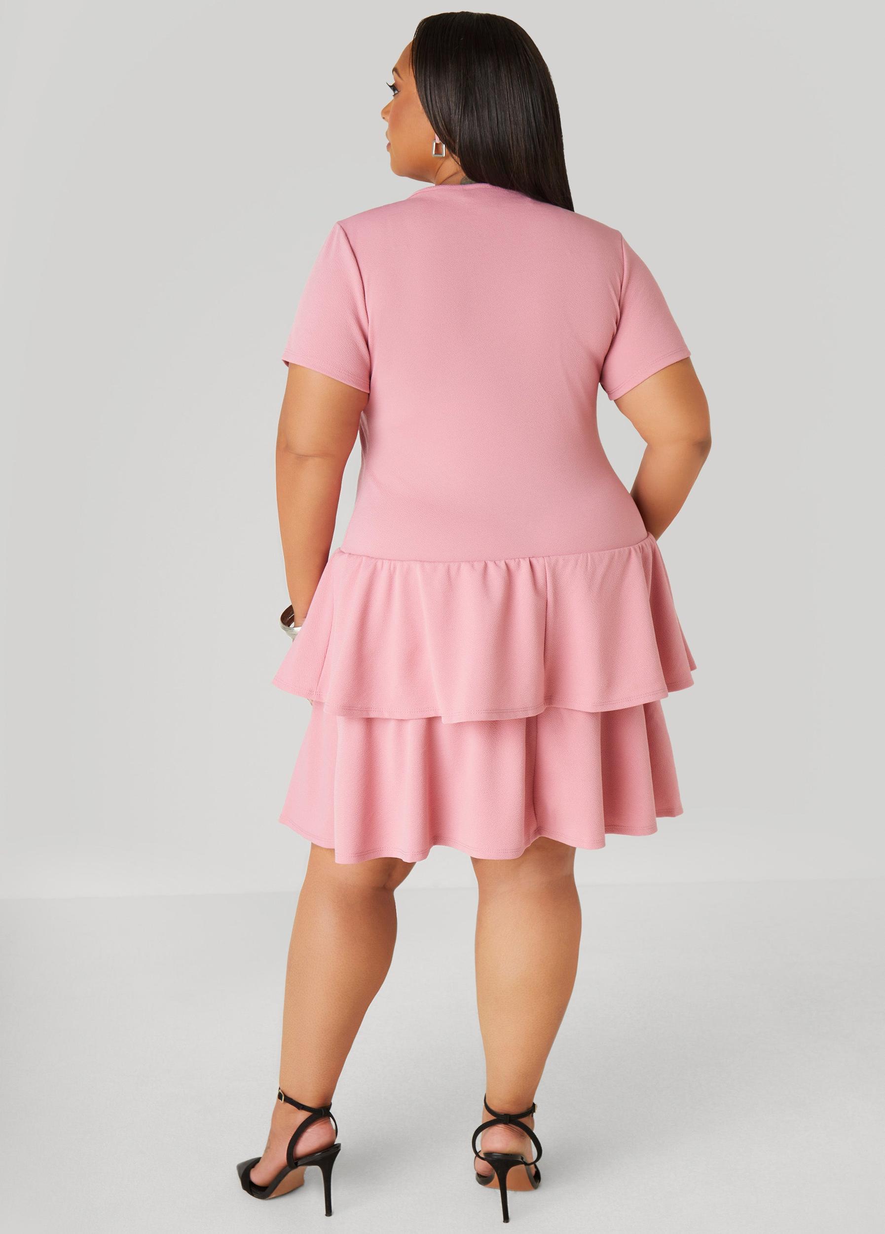 Textured Tiered Dress Product Image
