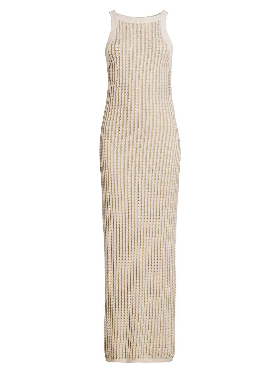 Womens Dorina Textured Knit Maxi Dress Product Image