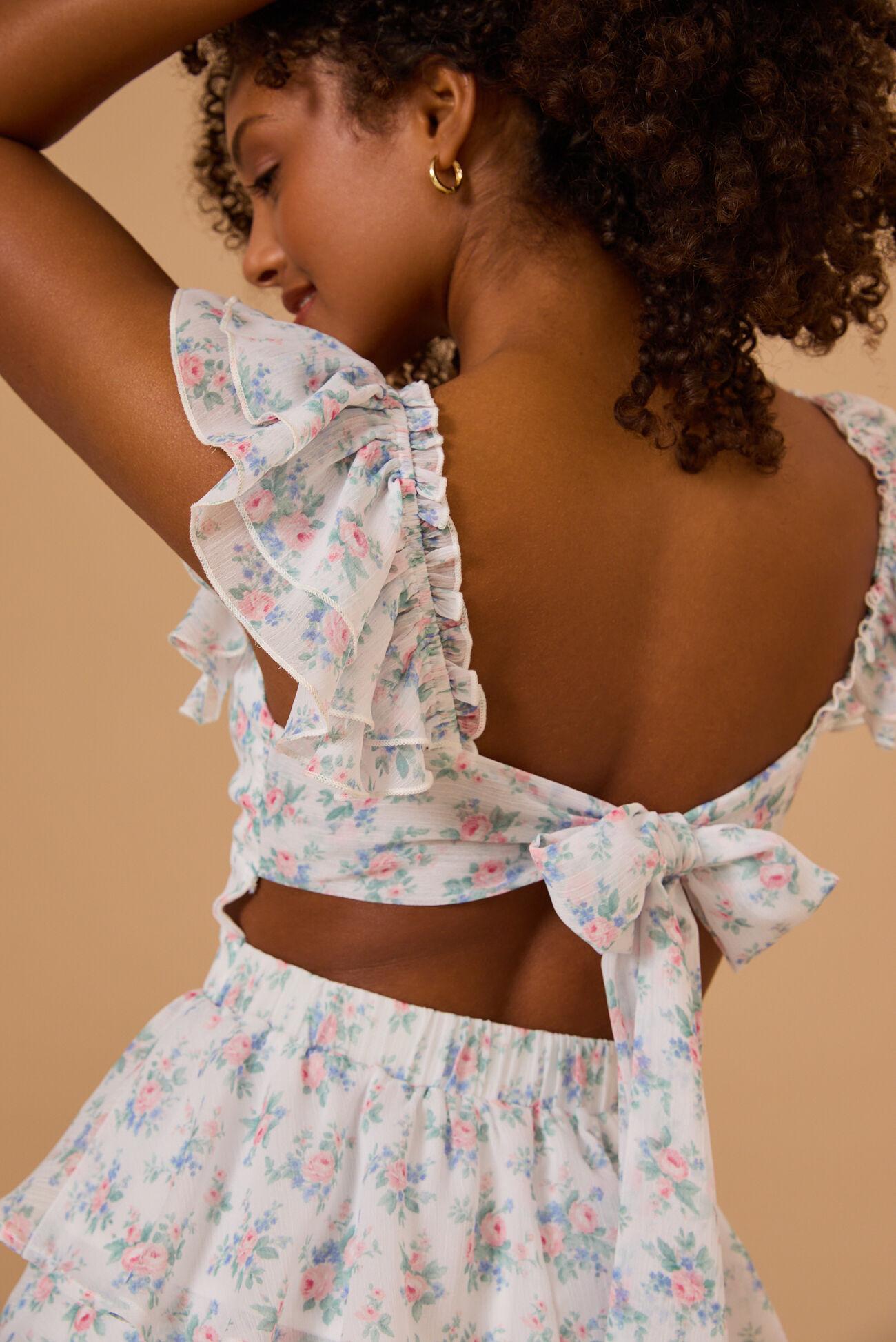 Galia Floral Mini Dress Product Image