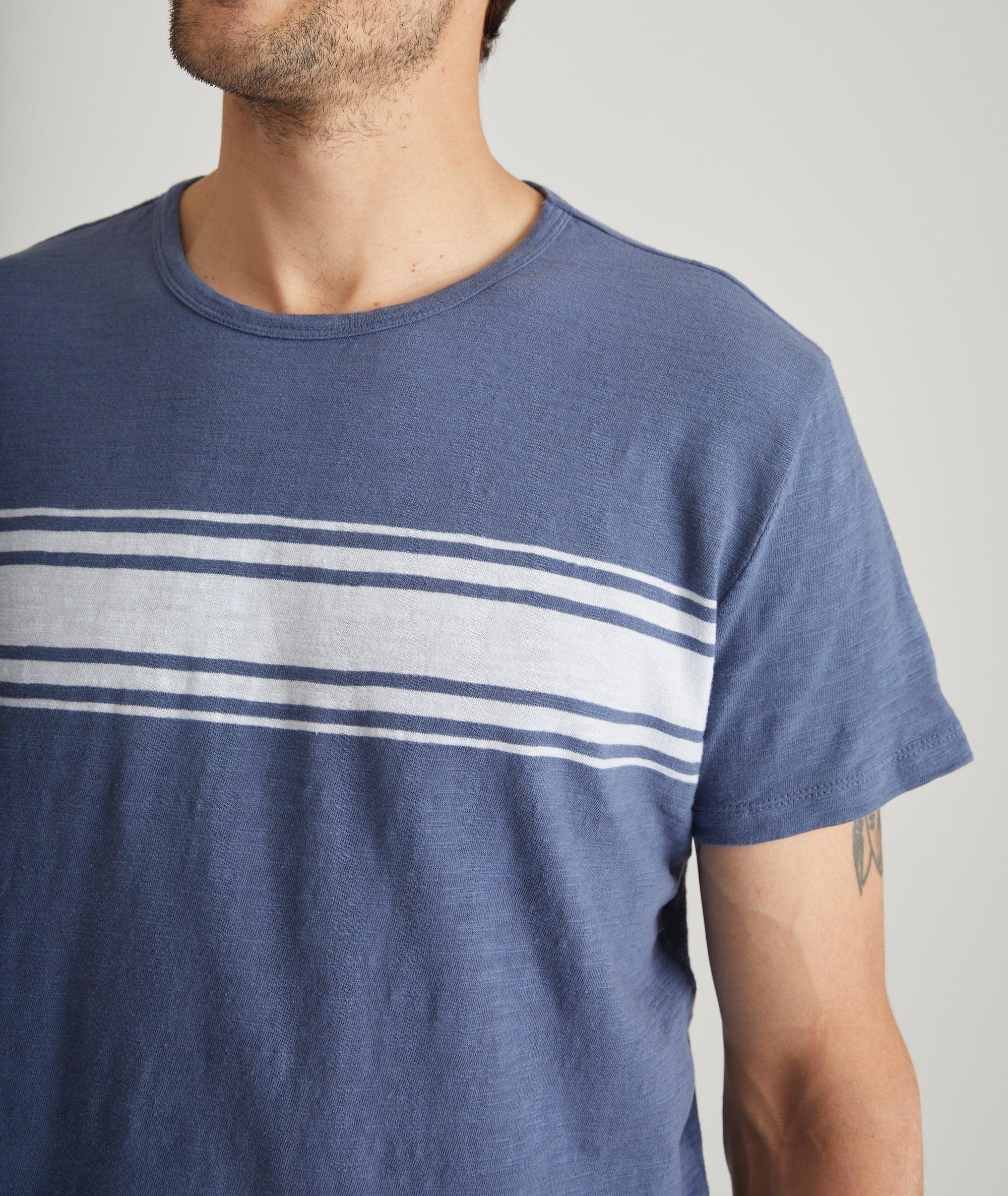 Vintage Heavy Slub Stripe Tee Product Image