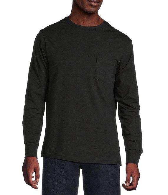 Cremieux Blue Label Slim Fit Pocket Crew Neck Long Sleeve T-Shirt Product Image