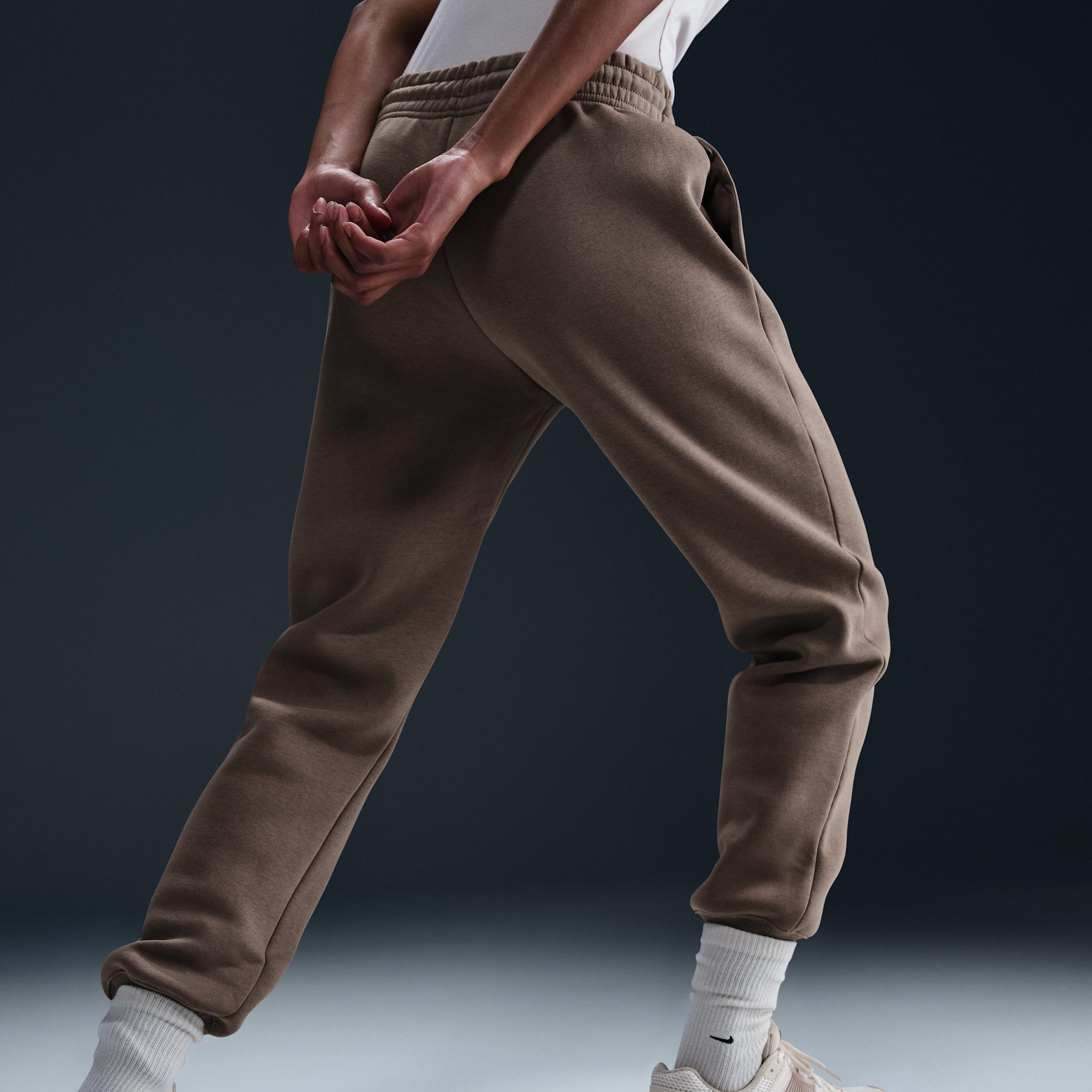 Womens Nike Sportswear Phoenix Fleece Mid-Rise Sweatpants | FZ7626-233 Product Image