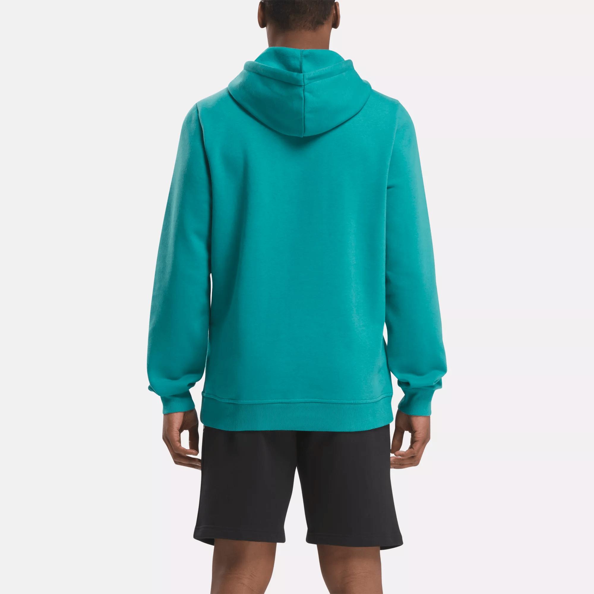 Men's Reebok Identity Small Logo Fleece Hoodie Male Product Image