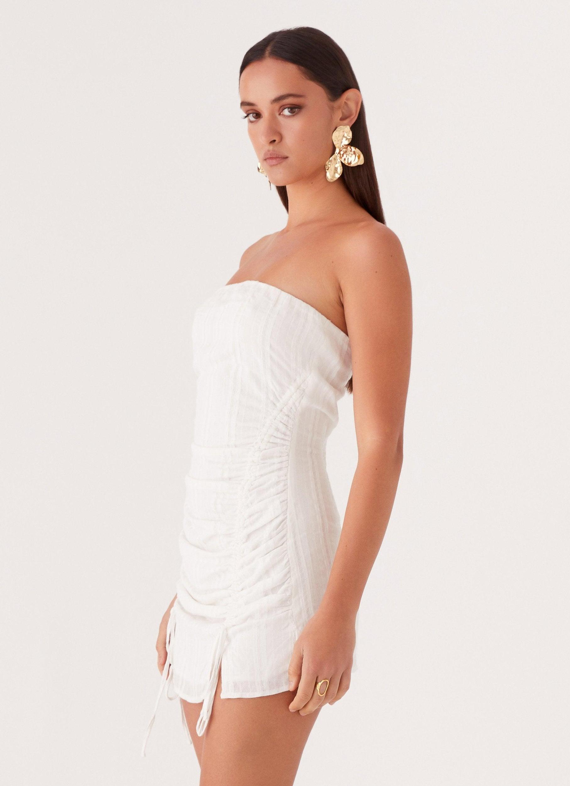Carlotta Mini Dress - White Product Image