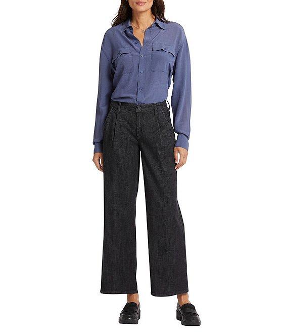 NYDJ Petite Size Teresa Soft Lightweight Lift Tuck®Technology Wide-Leg Ankle Jean Product Image