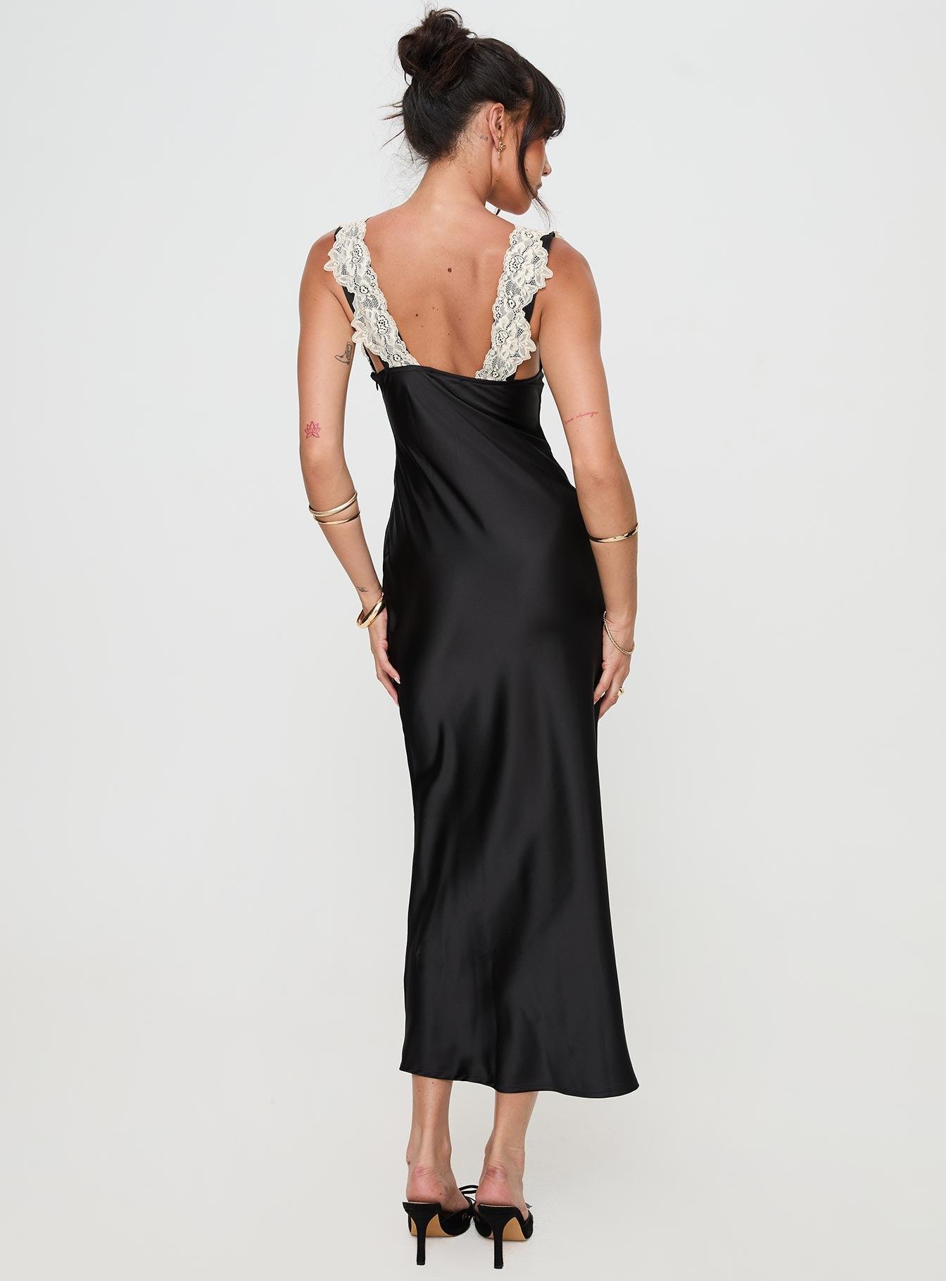 Nourish Maxi Dress Black Product Image