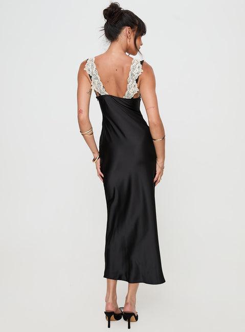 Nourish Maxi Dress Black Product Image