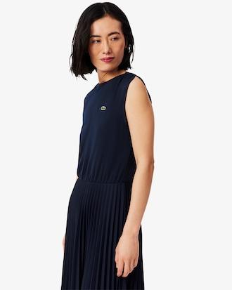 Women's Sleeveless Pleated Dress Product Image