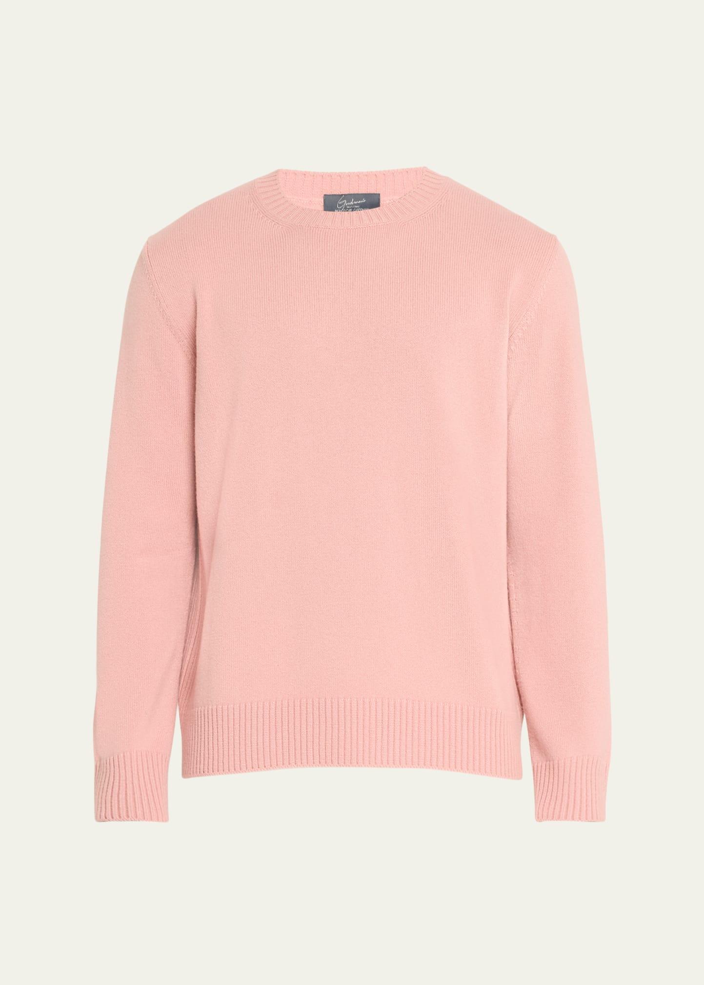 Mens Rib Baby Cashmere Pullover Product Image