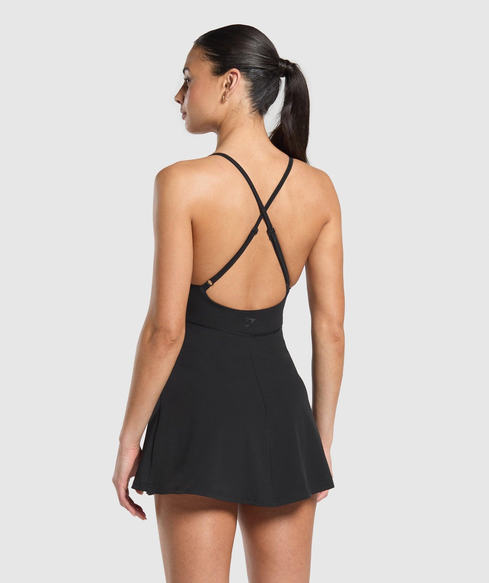 Gymshark Strappy 2-in-1 Dress - Black Female Product Image