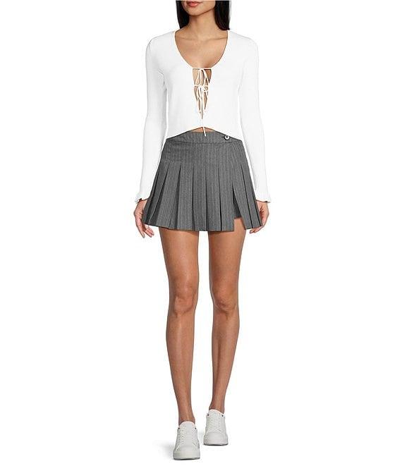 GB Double Tie Front Sweater Product Image