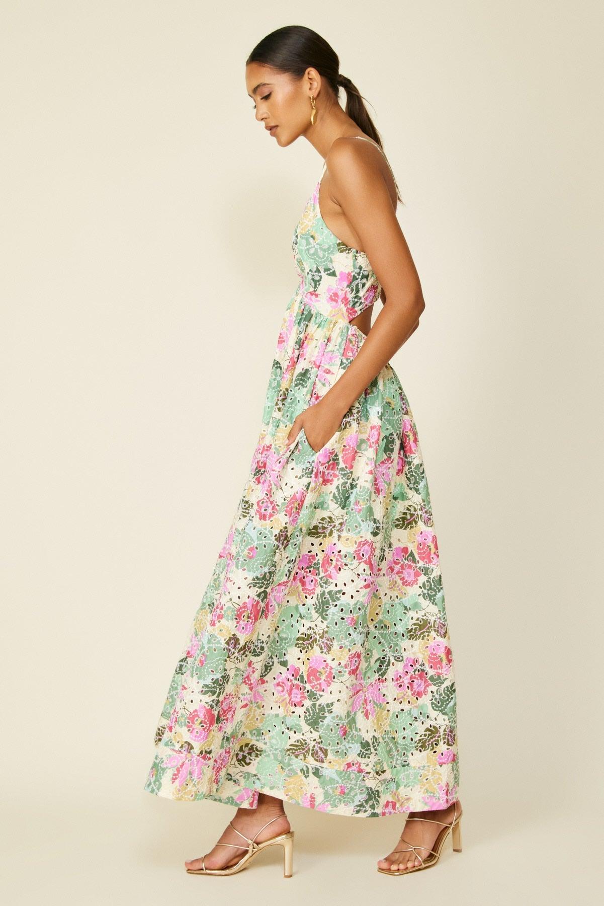 FINAL SALE Line & Dot | Playa Maxi Dress Product Image