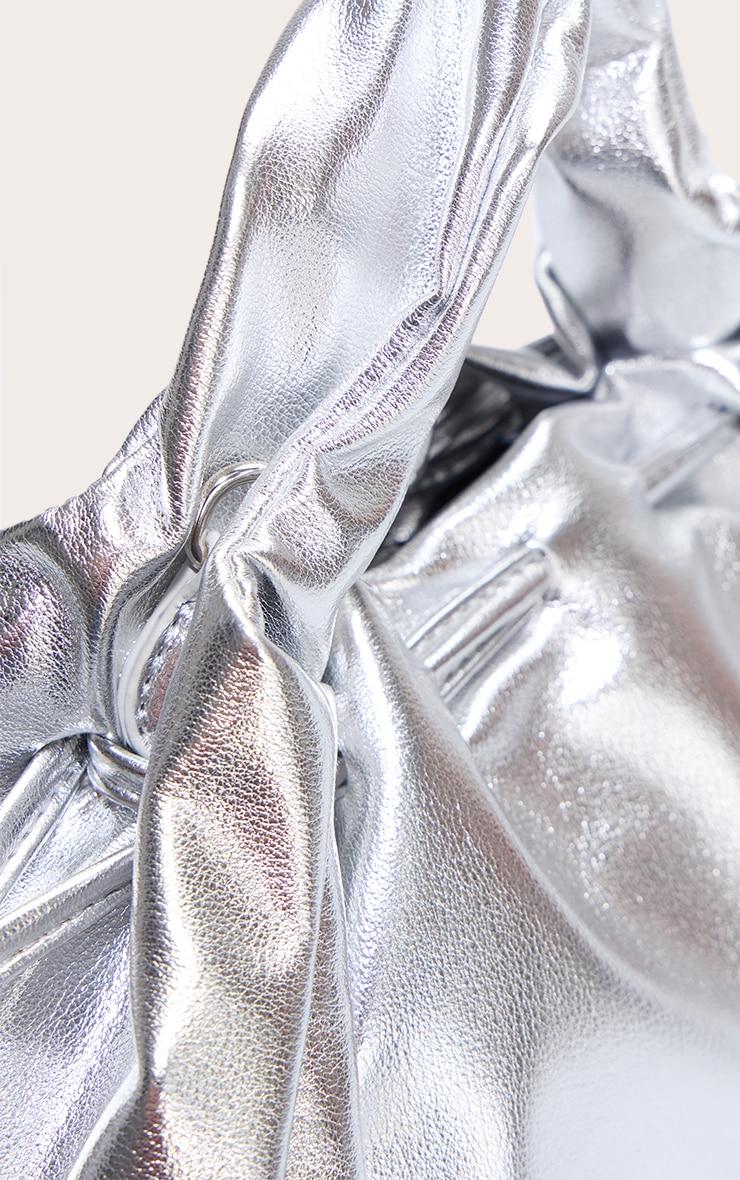 Silver Mini Tassel Detail Handbag Product Image