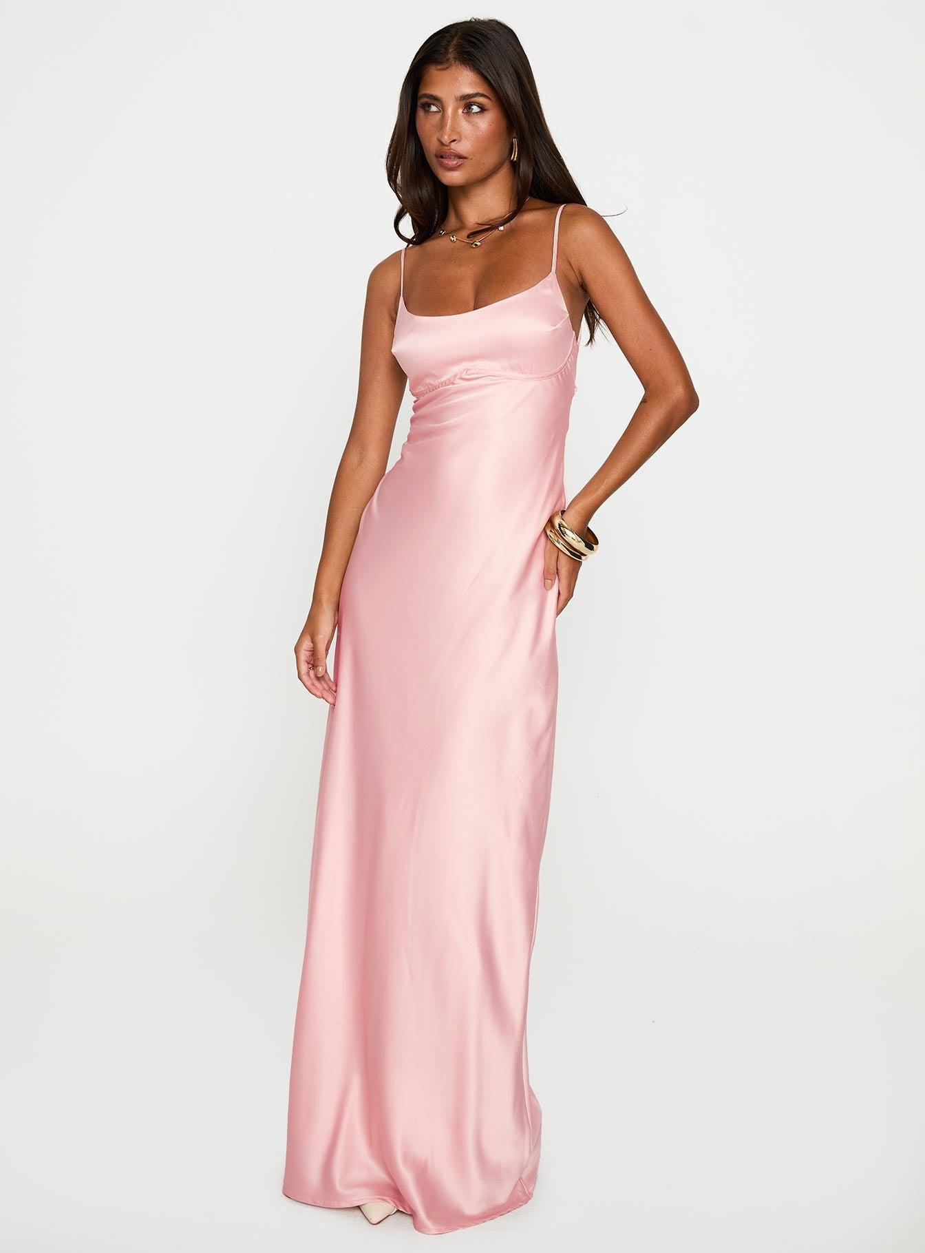 Ravia Maxi Dress Pink Product Image