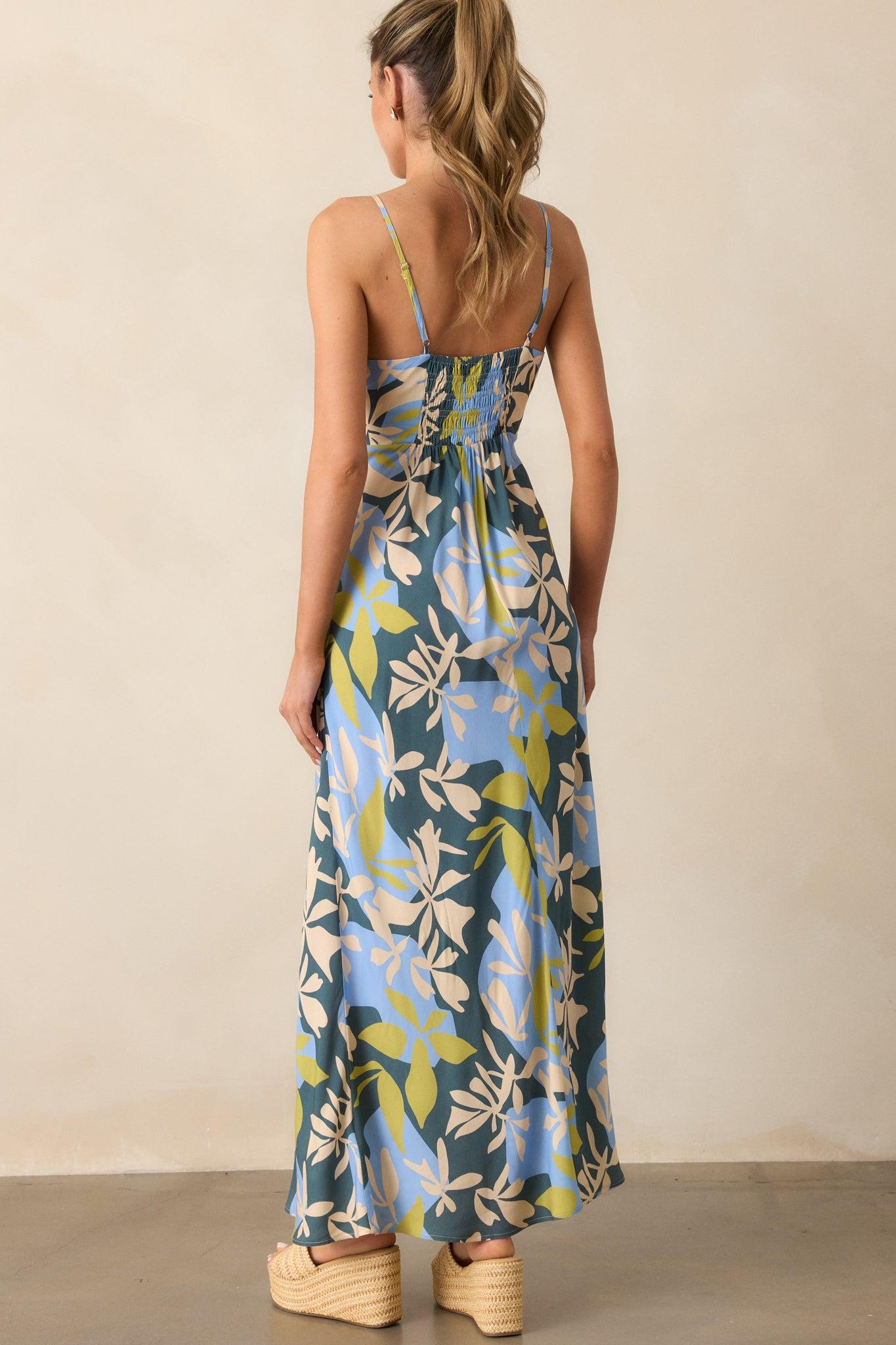 MINKPINK Artistic Garden Green Maxi Dress Product Image