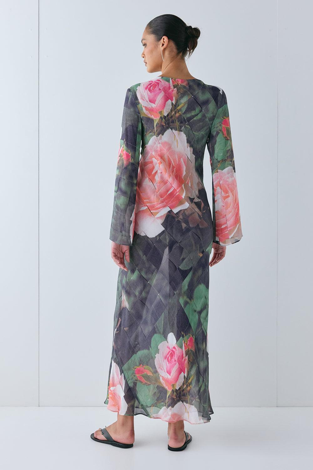 Jean Maxi Dress Rose Product Image