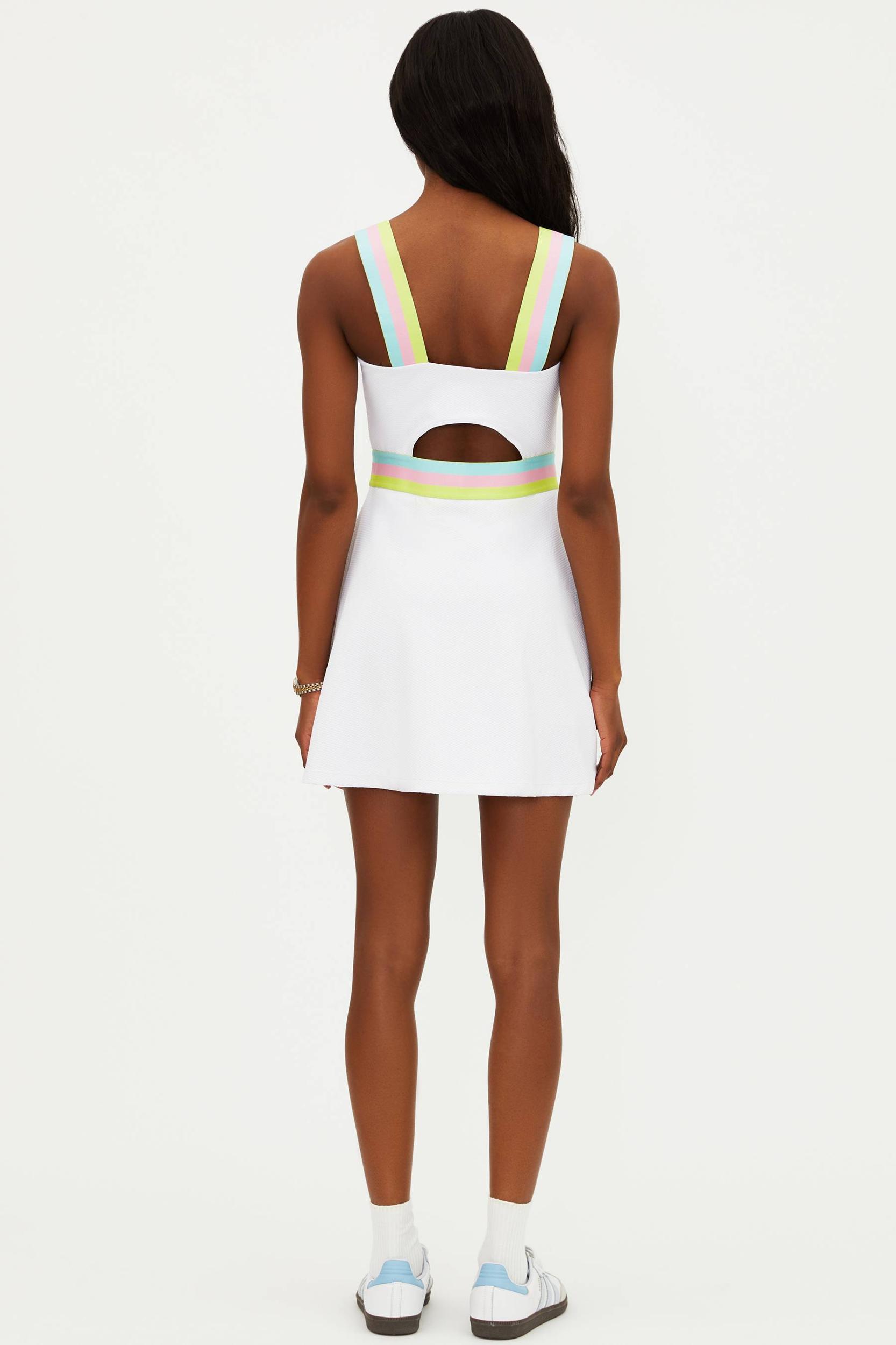 Miriam Dress Rose Blush Colorblock Product Image