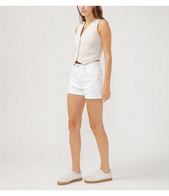 Silver Jeans Co. Mid Rise Boyfriend Shorts Product Image