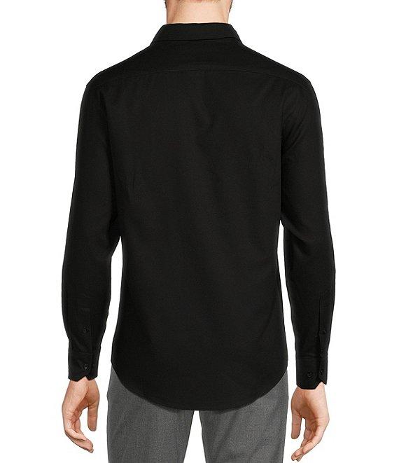 Murano Big & Tall Wardrobe Essentials Dobby Stretch Long Sleeve Woven Shirt Product Image