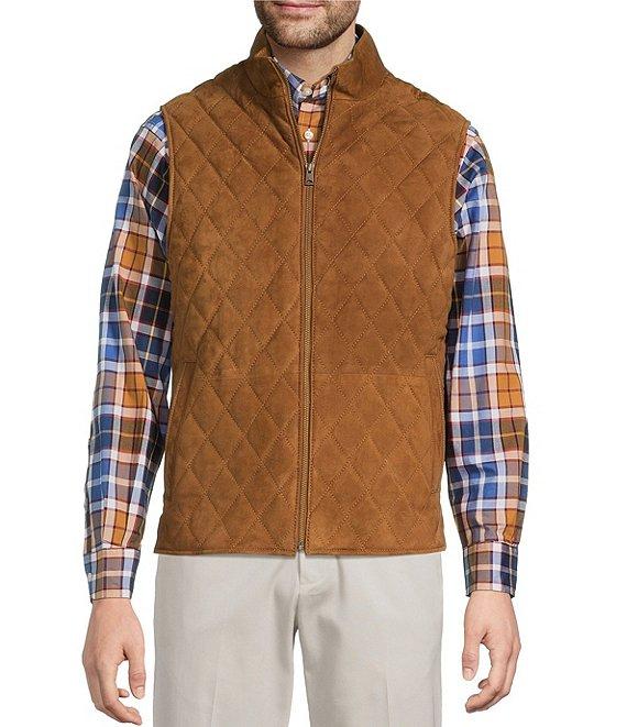 Roundtree & Yorke The Craftsman Suede Vest Product Image