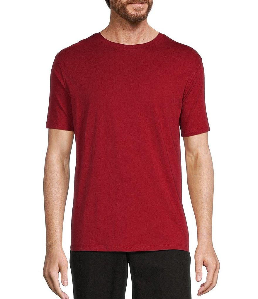 Roundtree & Yorke Solid Cloud Short Sleeve Crew Neck T-Shirt Product Image