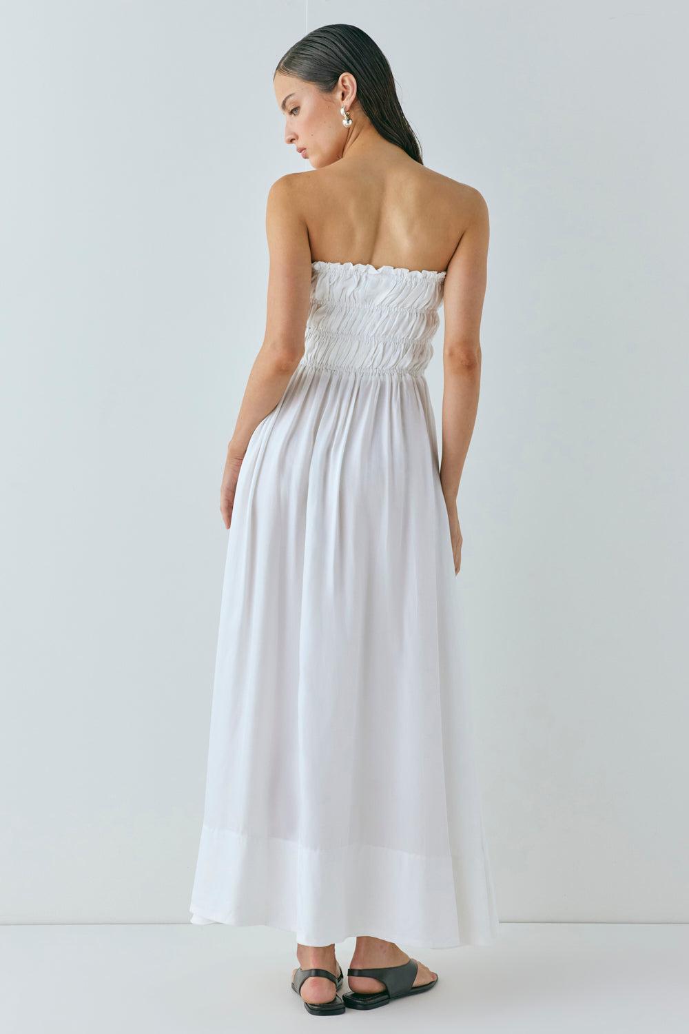 Eliana Maxi Dress White Product Image