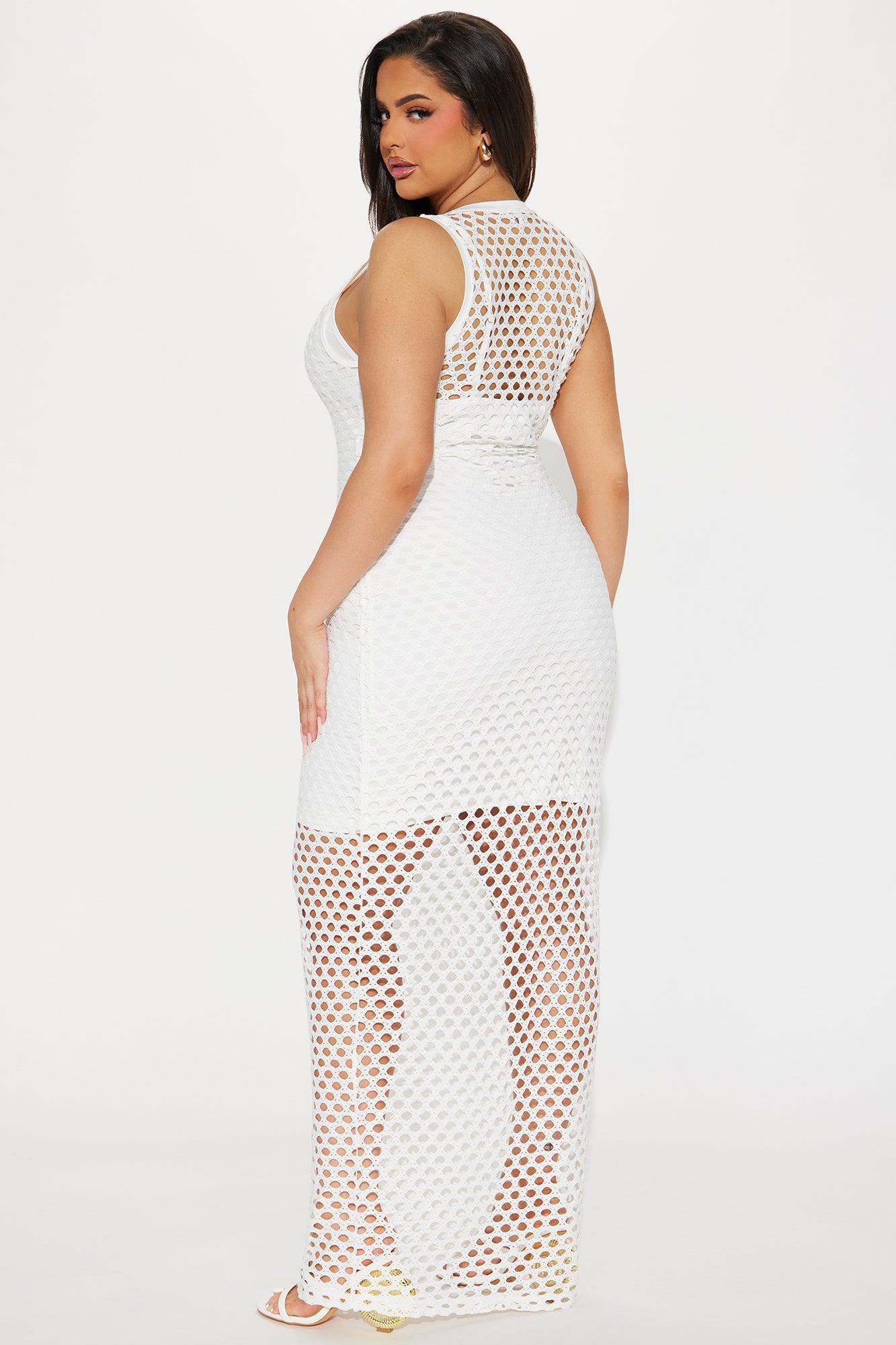 Beach Breeze Maxi Dress - White Product Image