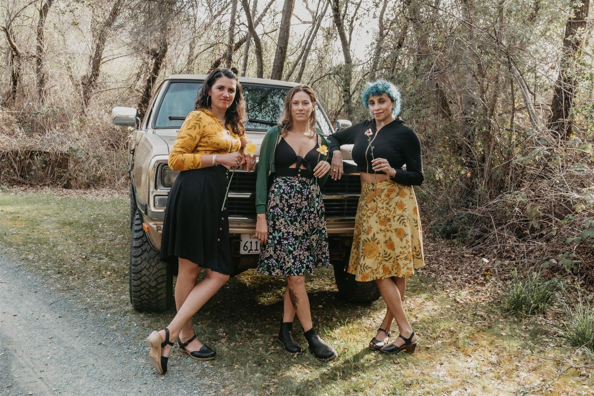 Bae Skirt in Black Challis Product Image