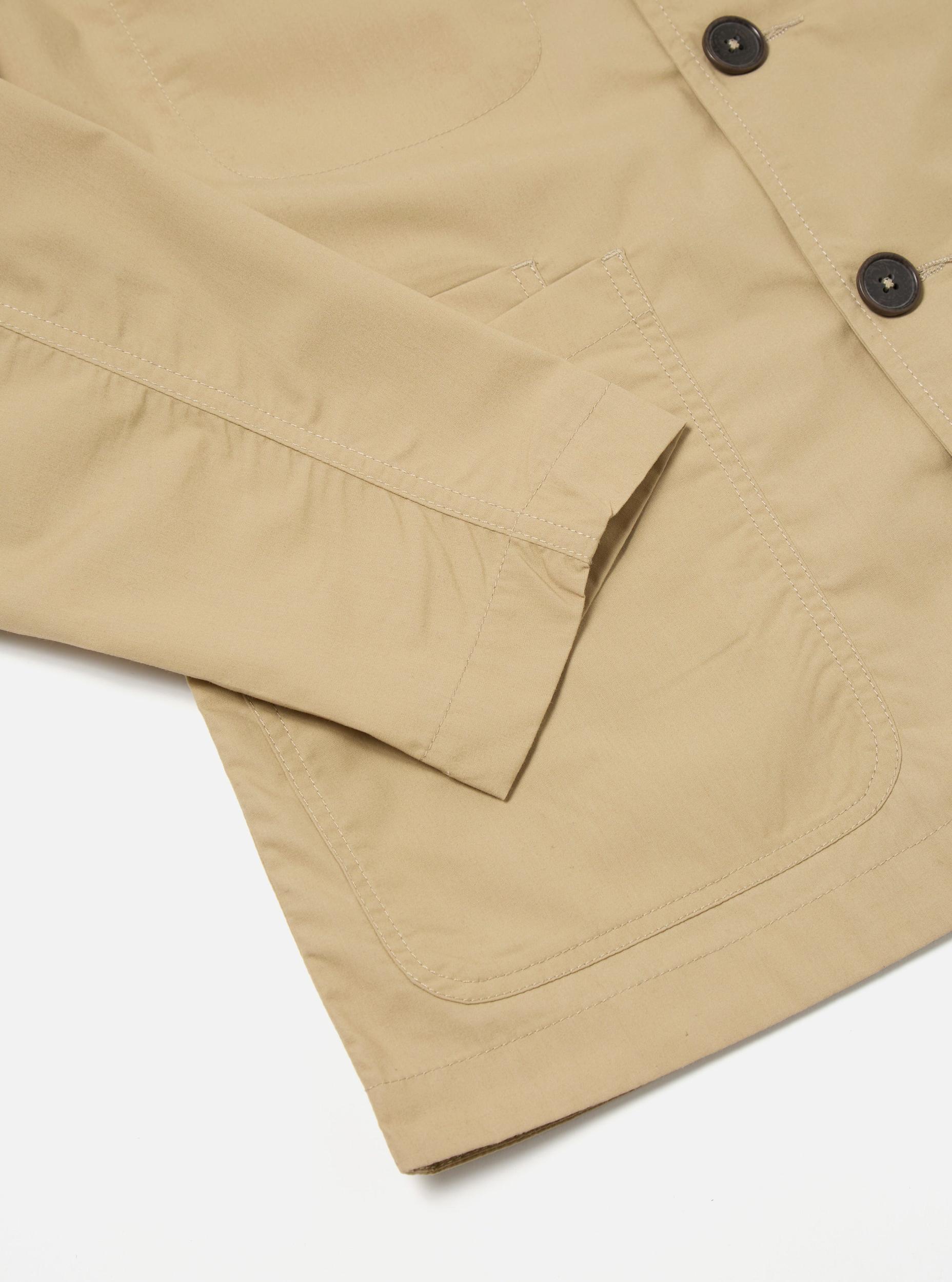 Universal Works Bakers Jacket in Sand Recycled Polytech Product Image
