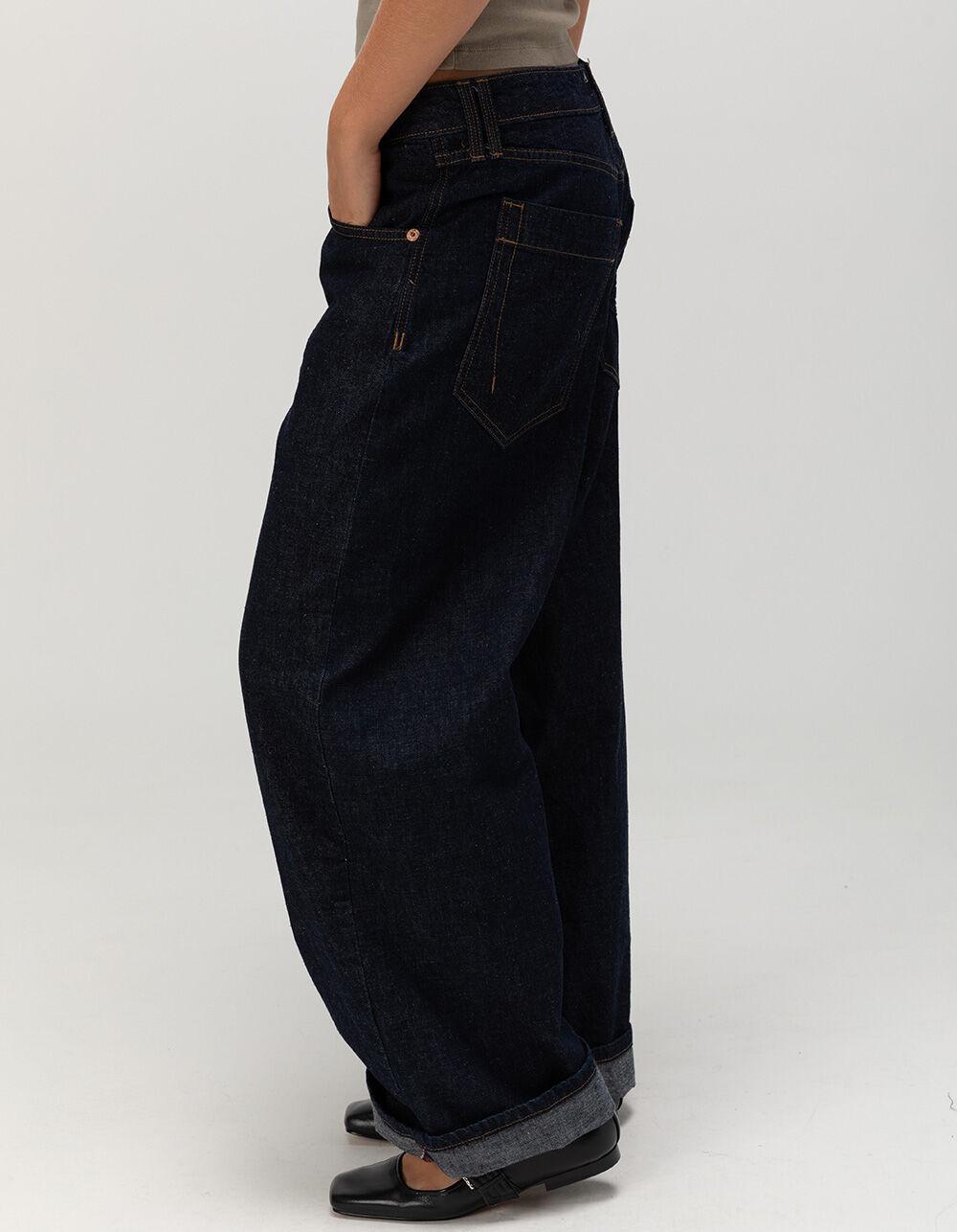 BDG Urban Outfitters Jaya Low Rise Ultra Loose Womens Jeans - DARK INDIGO Product Image