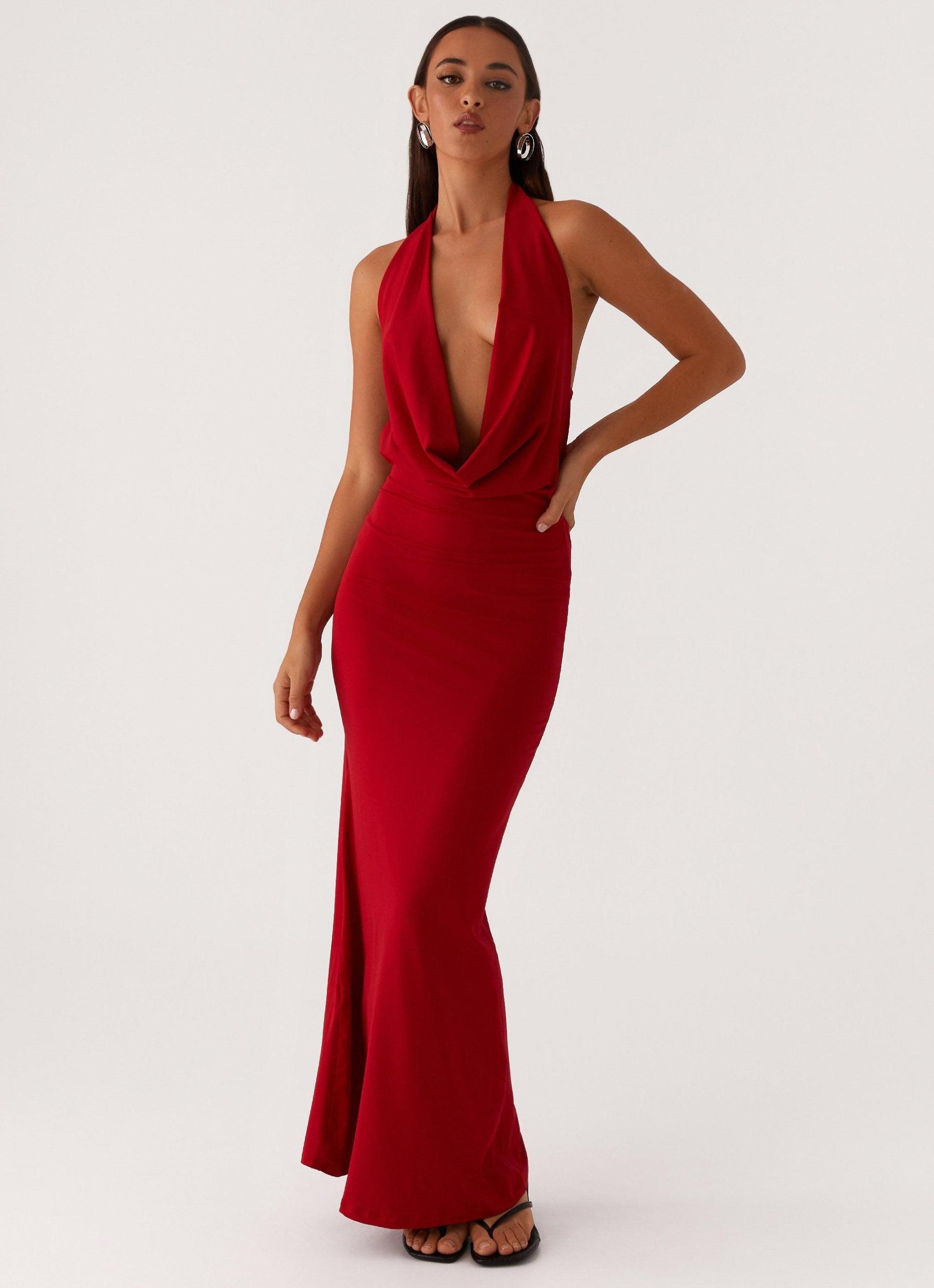 Dedicated Maxi Dress - Red Product Image