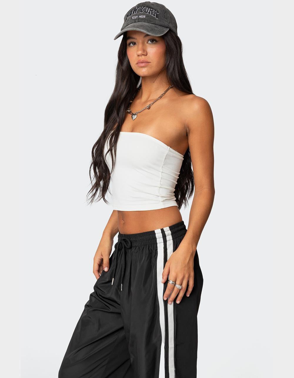 EDIKTED Basic Tube Top - WHITE Product Image