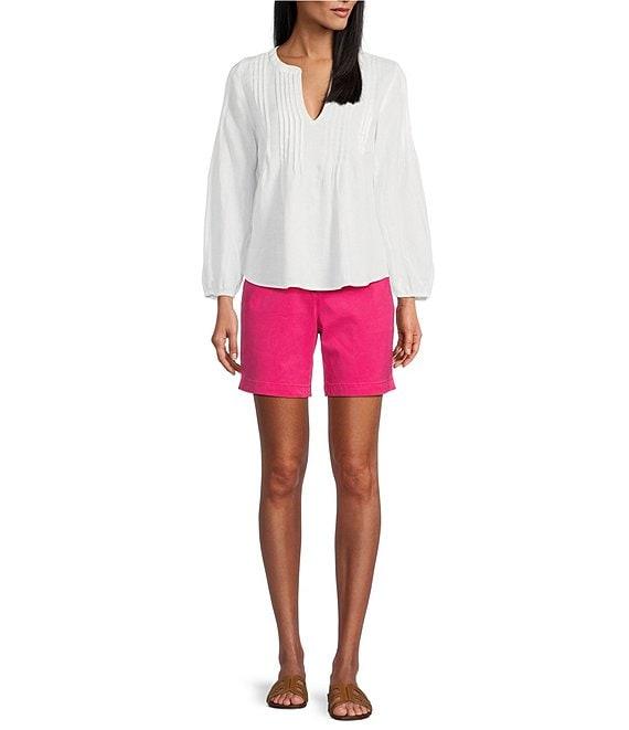 Tommy Bahama Stretch Boracay Solid Mid Rise 7#double; Shorts Product Image