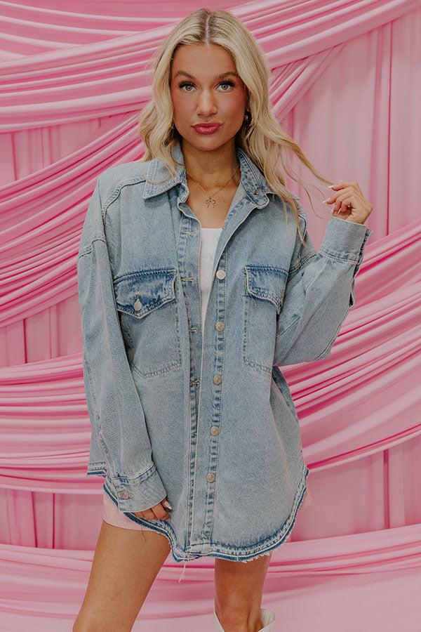 The Kyrsia Denim Button Up Product Image