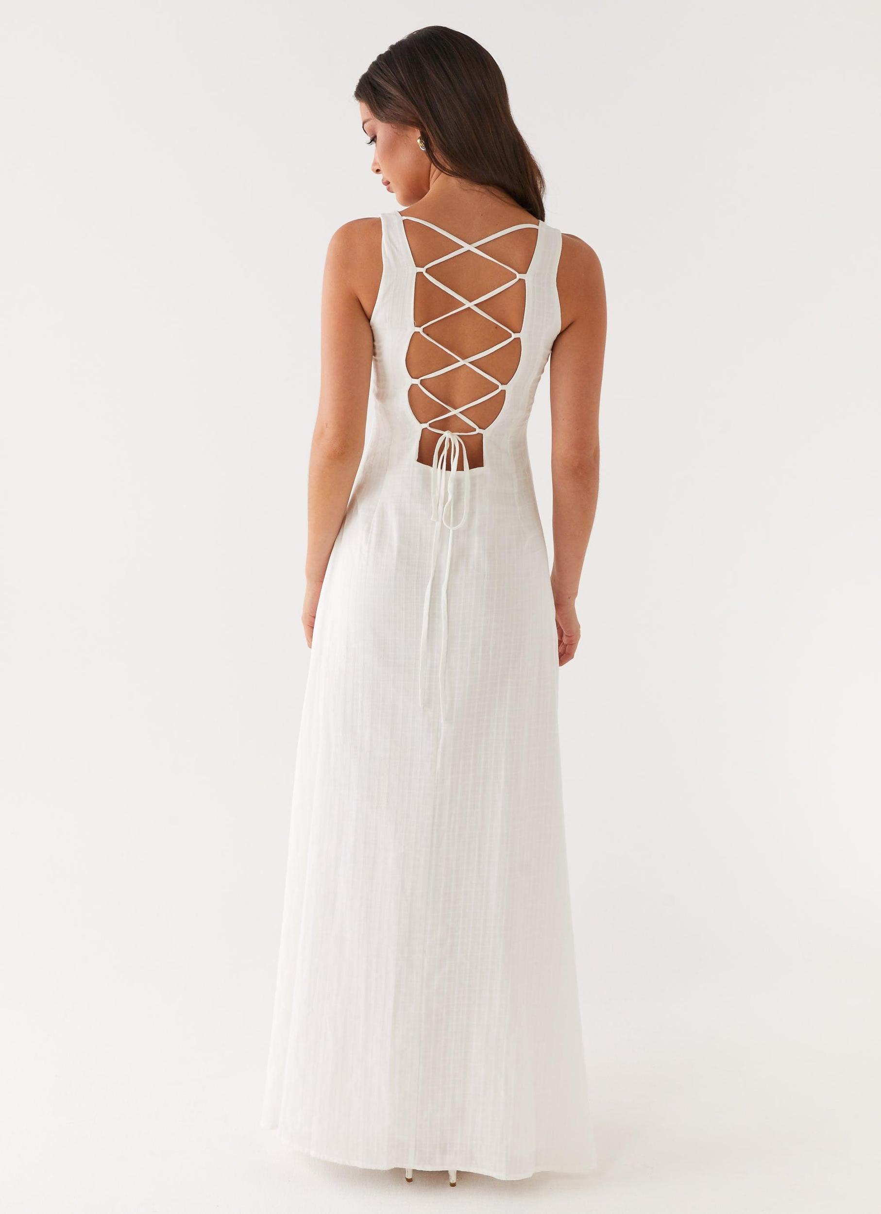 Maloney Maxi Dress - White Product Image